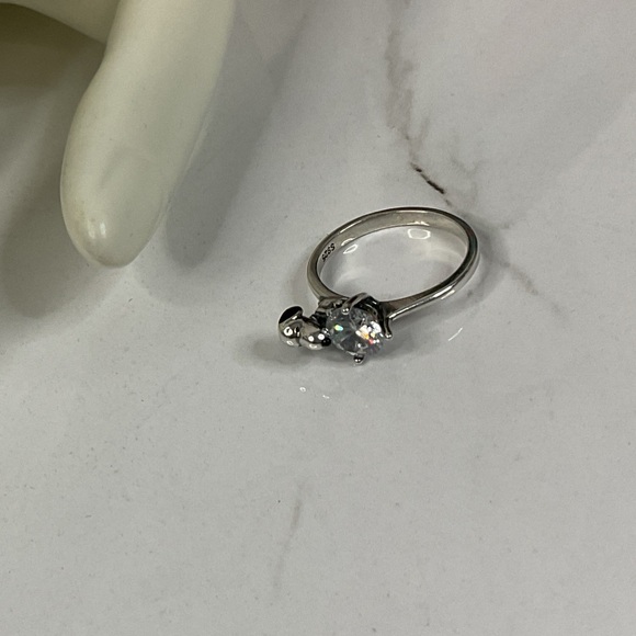 🌟 S925 Sterling Silver Snoopy Diamond Ring - Picture 9 of 12